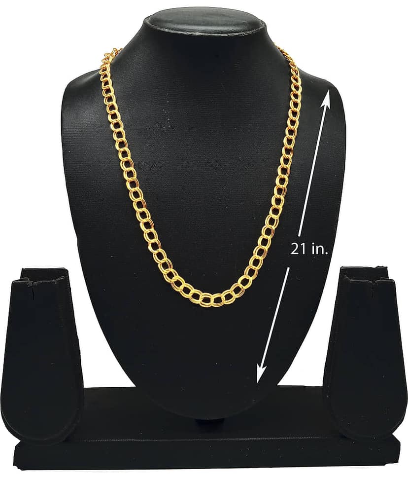 KRIMO Gold Plated Chain ( Set of 1 ) view 2