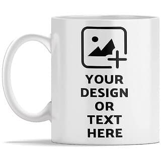 Customized Photo Mug for Special Moments Personalised White Ceramic Coffee Cup with Picture, Name, or Message Ideal Gift for Anniversary, Birthday, Corporate Gifting 325ml