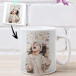 Customized Photo Mug for Special Moments Personalised White Ceramic Coffee Cup with Picture, Name, or Message Ideal Gift for Anniversary, Birthday, Corporate Gifting 325ml view 2