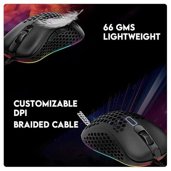 Cosmic Byte Spectrum RGB Wired Gaming Mouse view 2