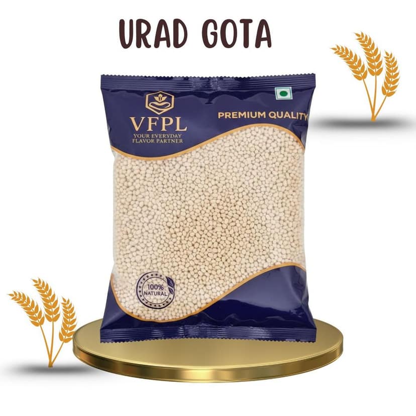 VFPL | Premium Urad Gota Dal (1 kg) (Black Gram) – | Protein-Rich | 100% Natural & Unpolished | Perfect for Idli, Dosa, Dal Makhani & More & hulled black gram