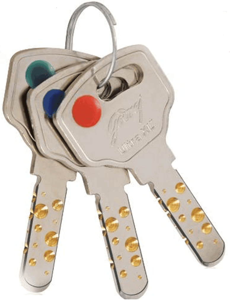 Godrej Rolling Shutter Lock - Dura Ultra XL+ (1Set / 2No. - 90mm) 3 Common Key Padlock view 2