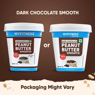 MyFitness Peanut Butter - Dark Chocolate | 30% Protein | Smooth | Rich Chocolate Peanut Butter Spread MyFitness Peanut Butter - Dark Chocolate | 30% Protein | Smooth | Rich Chocolate Peanut Butter Spread - 510 g