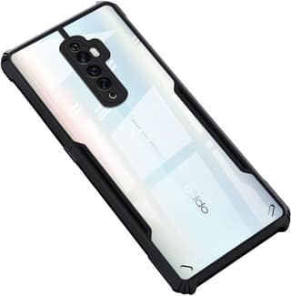 PLUGTECH Slim Shockproof Case | Matte Black Soft | Drop Protection | Precise Cutouts | Premium Mobile Cover for OPPO Reno 2z
