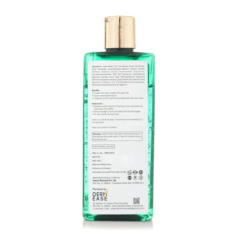 Dermease Tea Ease Body Wash for Clean & Fresh Skin