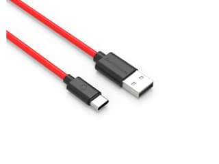 Twance T24R TPE - Type C to USB Charging & data transfer Cable, 2 M, Red - 50 Pieces