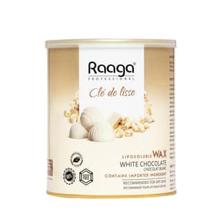 Raaga Professional Liposoluble Body Wax for Smooth Hair Removal, White Chocolate, For all Skin Types, 800 ml