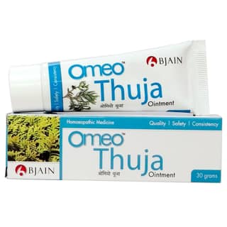 BJAIN Thuja Occidentalis Ointment for Warts & Corns, 30gm (PACK OF 4)