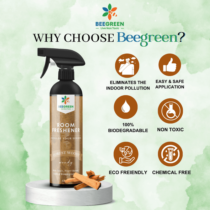 Beegreen Room Freshener Forest Woody 500 ml | Woody Fragrance view 2