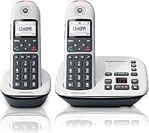 Motorola Digital Cordless Telephone CD5012+ Dual Handset with Answering Machine