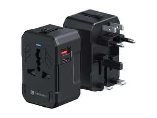 Portronics JuiceMate 4 20W Type C PD Output, 18W USB A Mach Output, Universal AC Outlet, Child Safety Shutter