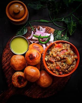 सादा लिट्टी चोखा