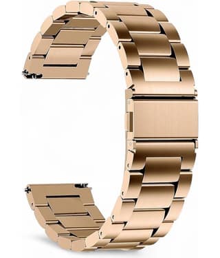 LORENZ 22 MM ROSE Gold Stainless Steel Chain Smart Watch Strap