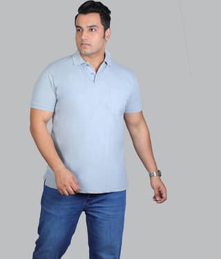 Xmex Pack of 1 Cotton Blend Regular Fit Solid Half Sleeves Men's Polo T Shirt ( Mustard )