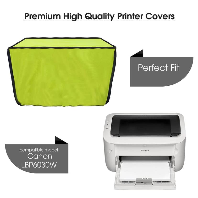 PalaP Super Premium Dust Proof Printer Cover for Canon LBP6030W (Green ; 41.4 x 29.9 x 24.9 cm) view 2