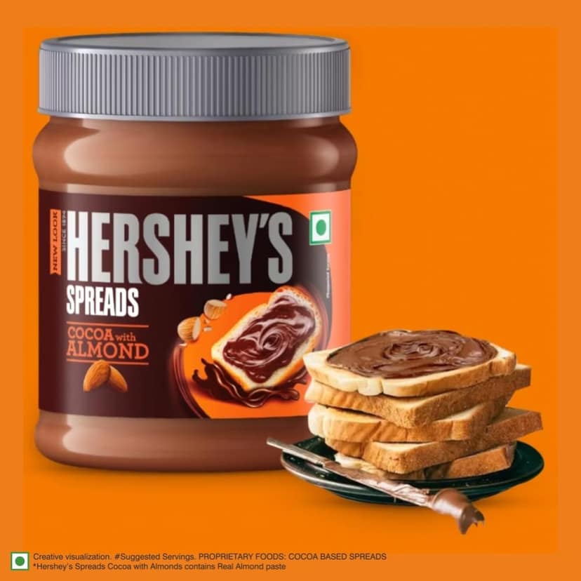 Hershey's Spreads Cocoa with Almond, 350g view 2