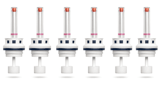Inverterdicator Battery Water Level Float In Cap Set For Luminous Inverter With Fume Filtration - (1 set of 6 pieces)