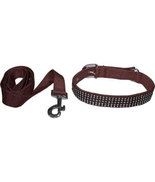 Petshop7 Brown Combo (Collar Belt and Leash) ( X-Small )