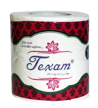 Texam 2 Ply Soft And Highly Absorbent Toilet Tissue Paper | 100% Natural Virgin Cellulose Fiber - Pack of 1 (270 Pulls Per Roll)