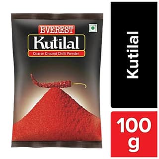 Everest Kutilal Coarse Ground Chilli Powder, 100 g Pouch - 100 gm - One Unit