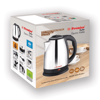 Premier Stainless Steel Electric Kettle - 1.8 Ltr