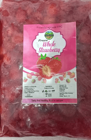 Purandar Frozen Whole Strawberry - 1 kg