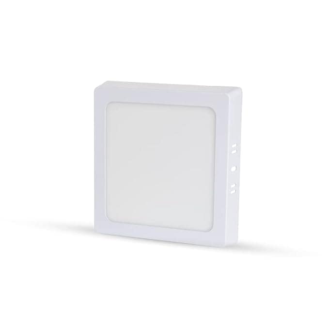D'Mak Surface Mounted LED Light for Ceiling, 22-Watt Panel Light with IP50 Dust Proof, White Light for Indoor Use at Home and Office, Fancy Square LightsPack of 1, metal view 2