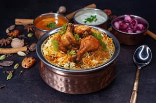 Chicken Biryani and Gravy