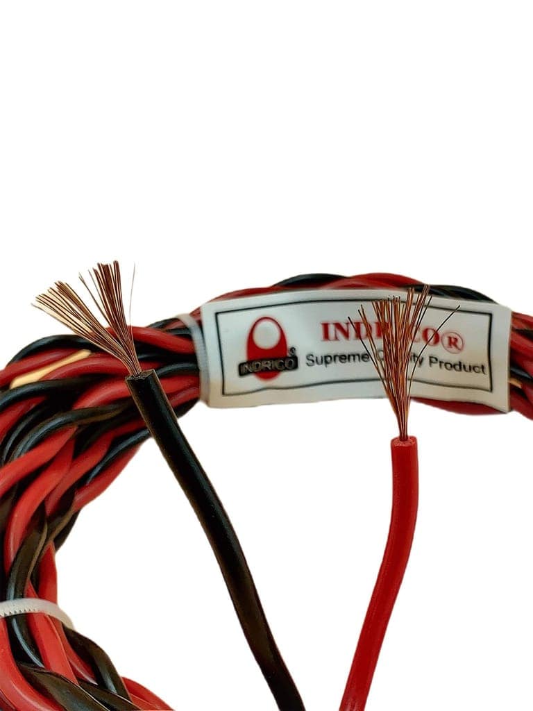 INDRICO 2 Core Flexible Pure Copper Electric Use Wire Cable for Domestic and Industrial PVC Multi-color Pack of 1 view 2