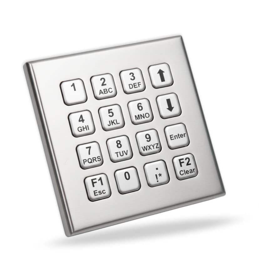 Linepro 4×4 Industrial Stainless Steel Metal Keypad | Model LP 3035 view 2