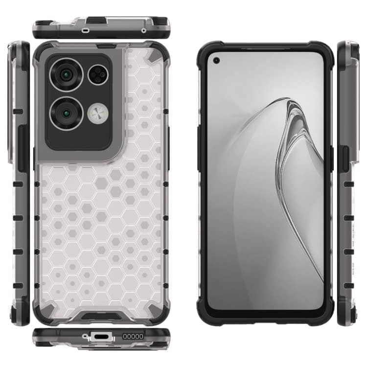 Faircost for Oppo Reno 8 5G Hybrid Shockproof Back Cover Hard Outside Soft Inside- (Polycabonate::Transparent) view 2