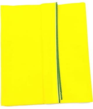 Shyam Handloom Cotton Men's Lungi Yellow ( Pack of 1 )