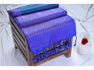 Royal Blue Soft Silk Saree
