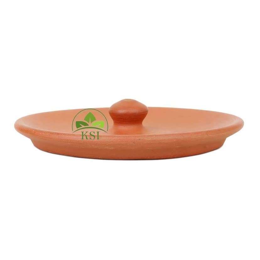 KSI Earthenware Clay Curd Pot Dahi Handi Self Cooling Terracotta Clay Curd Pot Earthenware Pot for Storage view 2