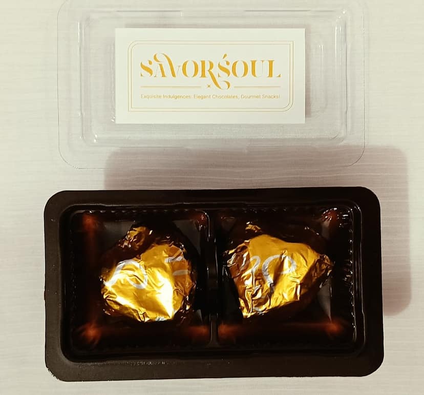 Savorsoul Raspberry Almond Bliss Hearts - 18g (2 pieces) view 2