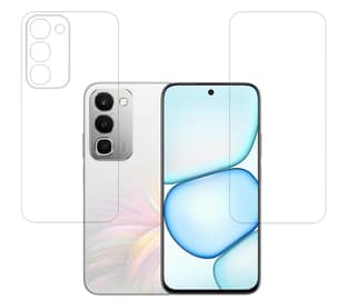 ISAAK Front and Back Screen Protector Compatible with Realme 16x 5G | Realme P4R 5G | Realme Narzo 100x 5G (COMBO PACK)