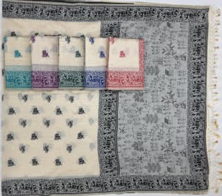 Tussar Cotton Sambalpuri Handmade Saree 2