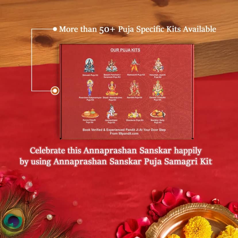 Annaprashan Sanskar Puja Samagri Kit 25 Items view 2
