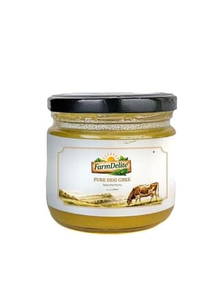 FarmDelite Pure Desi Ghee (250ml)