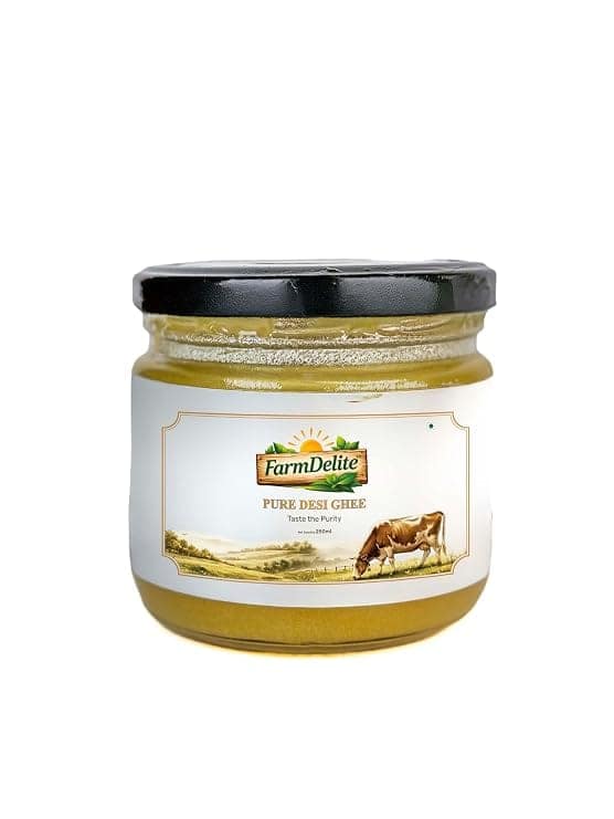 FarmDelite Pure Desi Ghee (250ml)