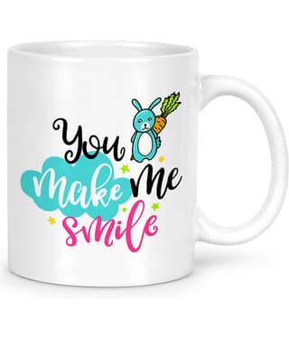 Idream Quote Printed Ceramic Coffee Mug 1 Pcs 330 mL