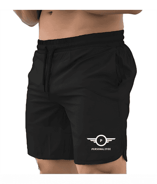 PERSONALITEE Blue Polyester Lycra Men's Gym Shorts ( Pack of 1 )