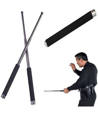 Tactical Telescopic. Baton Stainless Steel Self Defence Security Folding Stick