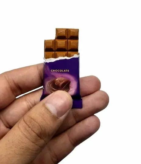 3D Chocolate Miniature Food Fridge Magnet view 2