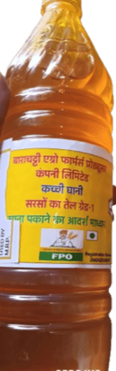 Barachatti Agro Farmers Producer Company Limited Kacchi Ghani Mustard Oil