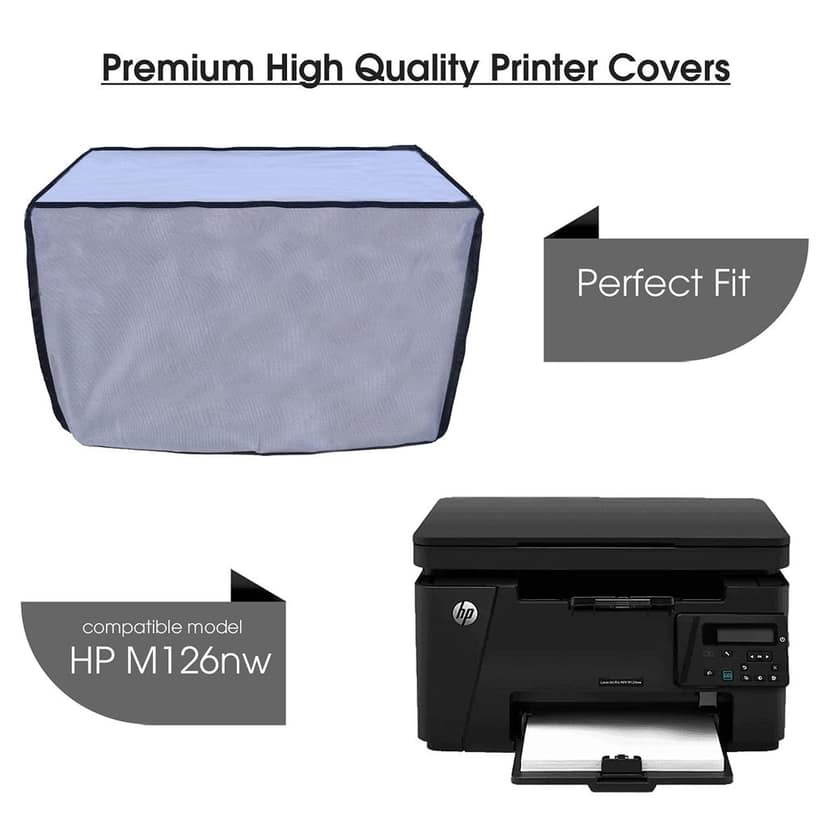 Palap Super Premium Dust Proof Printer Cover for HP M126nw - Grey (Size :47 x 41.5 x 30.4 Cms) view 2