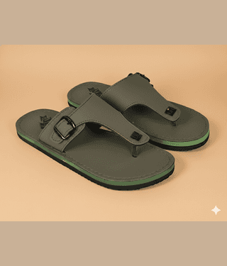 MAAN Sea Green Men's Thong Flip Flop