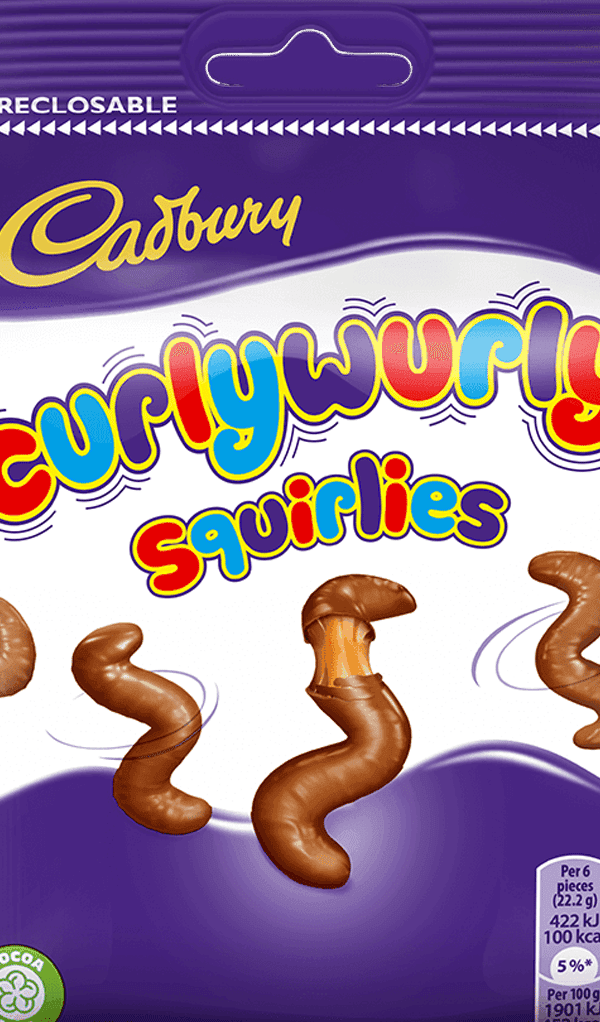 Cadbury Curly Wurly Squirlies, 95 gm view 2