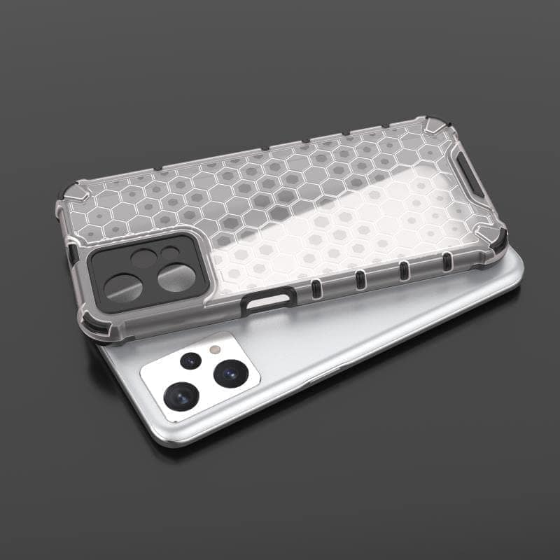 Faircost Hybrid Shockproof Back Cover for Realme 9i/K10/A76 Hard Outside Soft Inside- (Polycabonate::Transparent) view 2