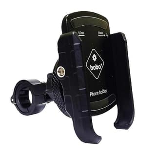 BOBO BM4 PRO Jaw-Grip with Vibration Contoller Waterproof Bike/Motorcycle/Scooter Mobile Phone Holder Mount, Ideal for Maps and GPS Navigation (Black) BOBO BM4 PRO Jaw-Grip with Vibration Contoller Waterproof Bike/Motorcycle/Scooter Mobile Phone Holder M